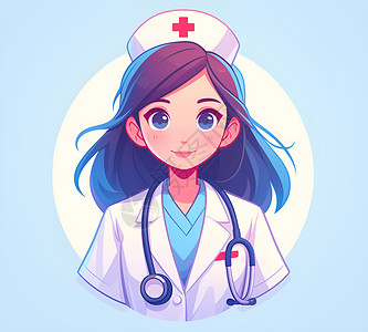 优雅的护士背景图片