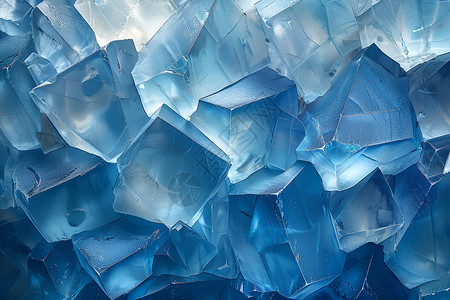 冰之光影抽象冰细节高清图片