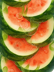美味的西瓜背景图片