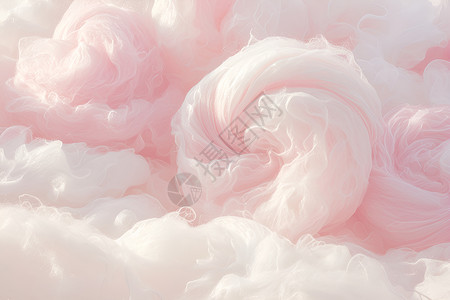 旋转的粉色棉花糖背景图片