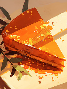 美味的红豆糕背景图片