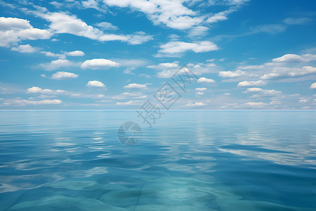 大海与天空背景图片