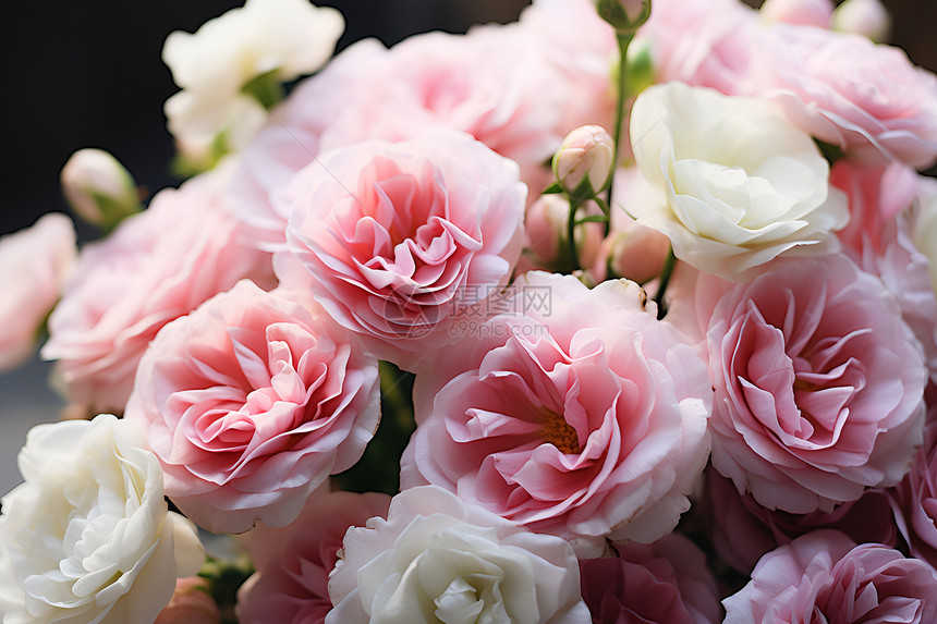 美丽漂亮的玫瑰花束图片