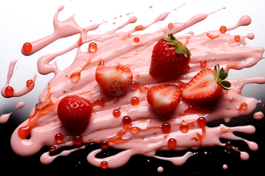 可口的草莓食物图片