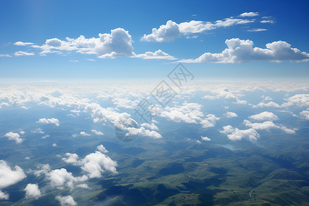 天空下的景色背景图片