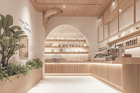 咖啡店装修现代优雅的咖啡店设计图片