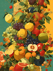 丰富多彩的水果高清图片