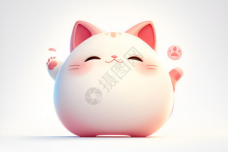 欢乐的猫咪背景图片