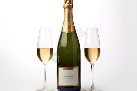 美酒法国香槟背景图片