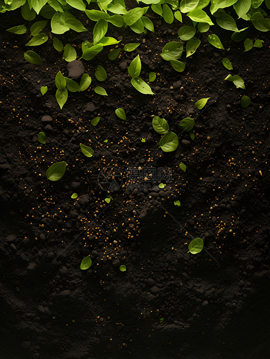 健康肥沃的土壤图片