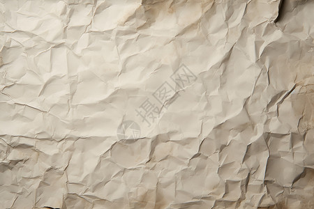白纸褶皱粗糙纸张纹理背景