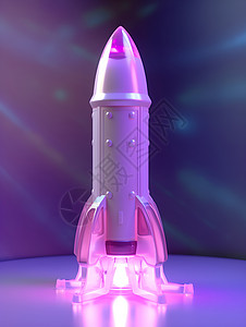 材质透明玩具火箭设计图片