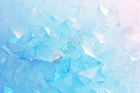 冰晶几何质感景观背景图片