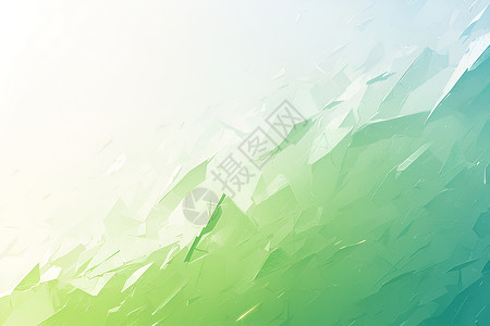 几何绿色玻璃纹理背景插画