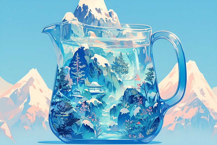 茶壶里的艺术图片