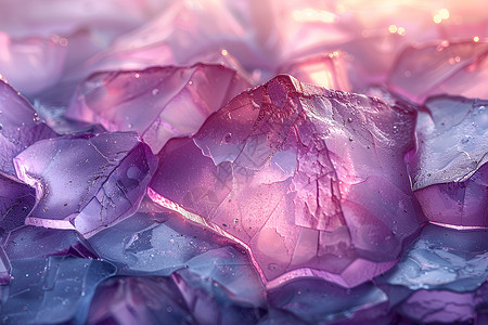 紫色晶体壁纸背景图片