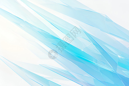 抽象的冰晶立方体背景图片