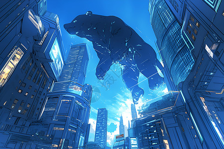 超级英雄熊背景图片