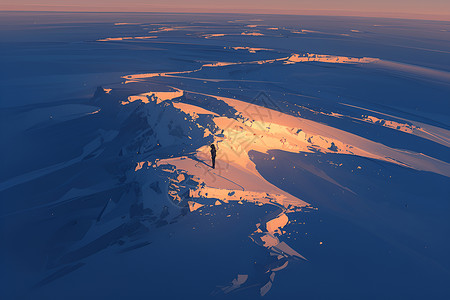 北极冒险背景图片