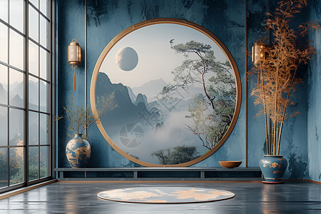 中式家居装饰背景图片