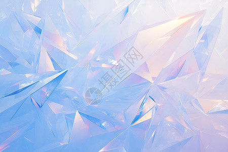 透明水晶素材紫蓝色的透明玻璃纹理设计图片