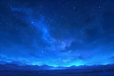 美丽的星空背景图片