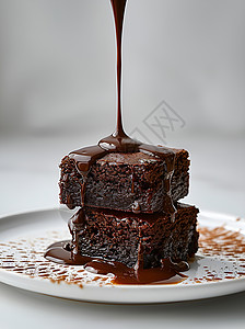 巧克力叠层蛋糕背景