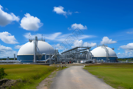 生化气体工厂高清图片