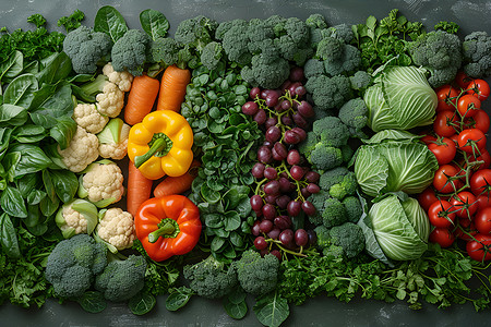 蔬菜景观背景图片