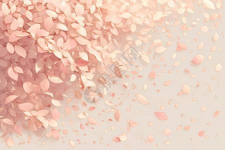 粉色花瓣的季节背景图片