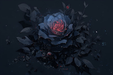 设计的玫瑰花朵背景图片