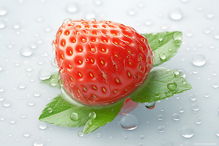 新鲜 草莓背景图片