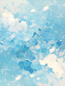 水流插画抽象水面涟漪壁纸插画