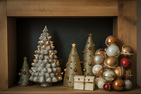 圣诞节的装饰背景图片