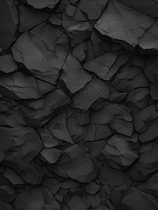 设计的黑色石头插画背景图片