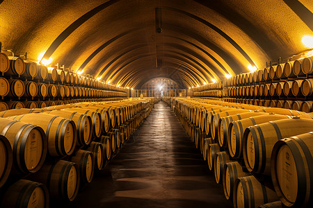 葡萄酒酒窖地窖存储背景