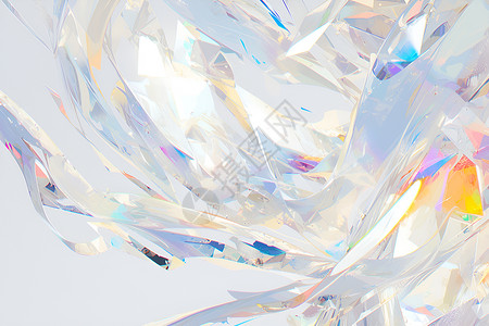 玻璃碰撞破碎声破碎的水晶背景插画