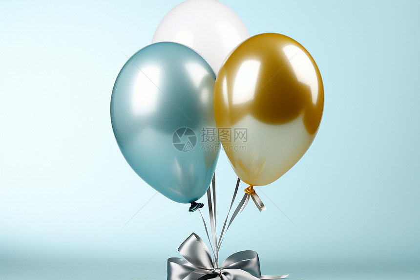 三个气球图片