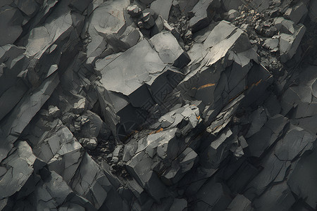 黑色的岩石插画背景图片