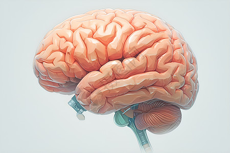 展示的器官大脑背景图片
