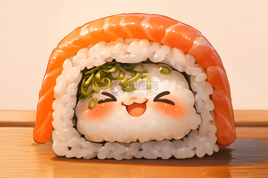 可爱的寿司表情包图片