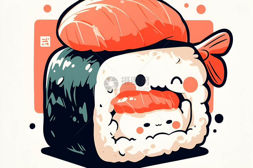 美味天妇罗寿司卷图片