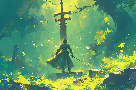 苍翠宝岛巨剑之旅背景图片