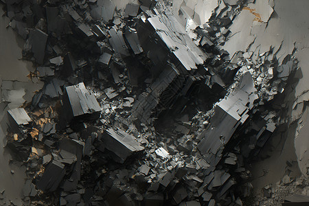 设计的黑色岩石背景图片