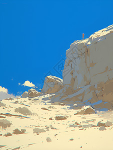 雪山顶峰背景图片