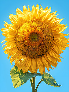 绽放的太阳花背景图片