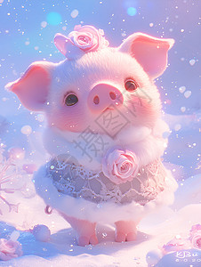 温馨的小猪可爱猪鼻高清图片