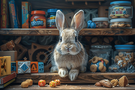 可爱小兔可爱的兔子背景