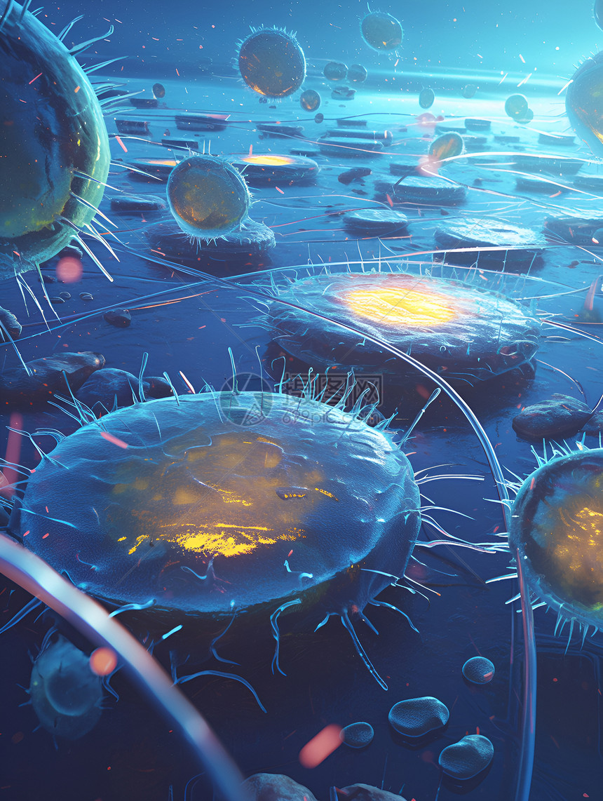 细菌的细胞核图片