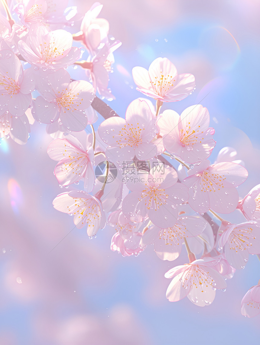 粉色樱花绽放的魔力图片